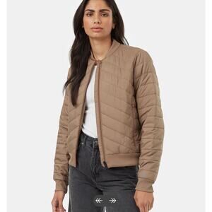 Tentree women's cloud shell bomber jacket size small